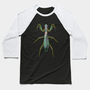 Green Neon Mantis Baseball T-Shirt
